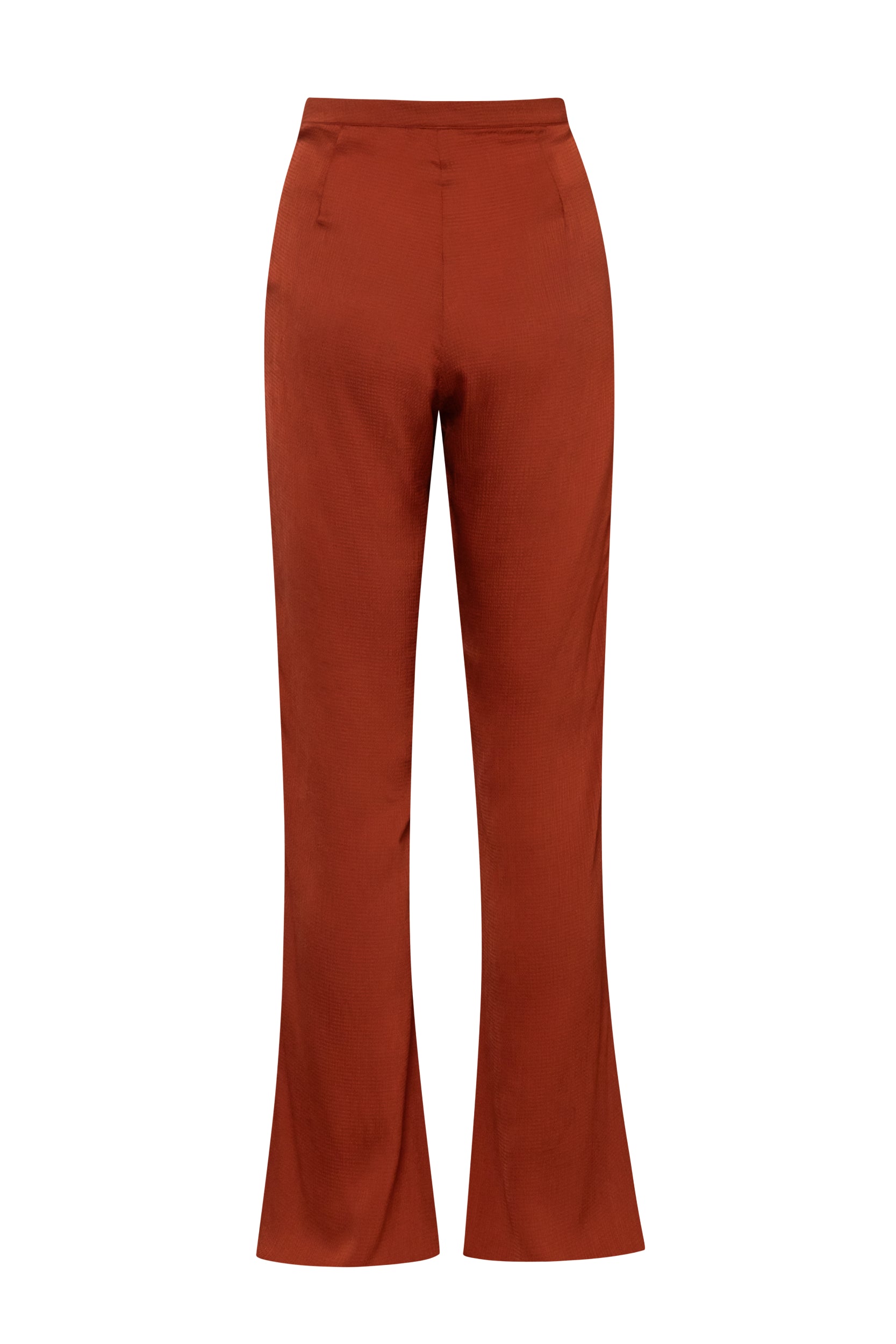 Pantalón Numa de Baobab, pierna ancha en tela texturizada sin forro.