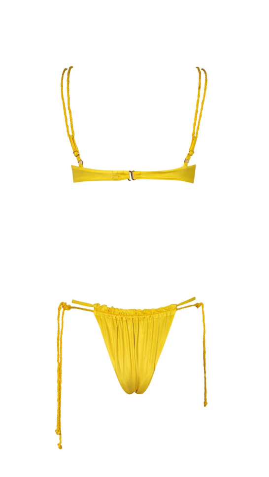 Bottom bikini brasileño amarillo
