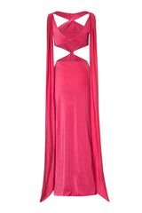 Ribera Maxi Dress Flamingo - BAOBAB