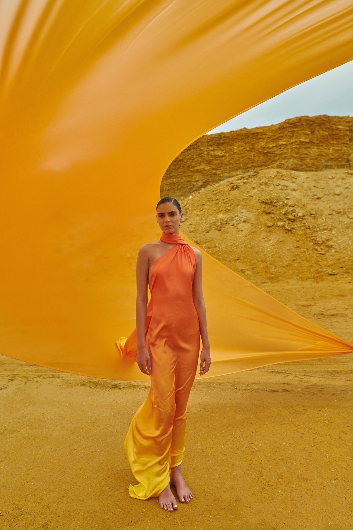 vestidos de gala, vestidos verano, vestido naranja