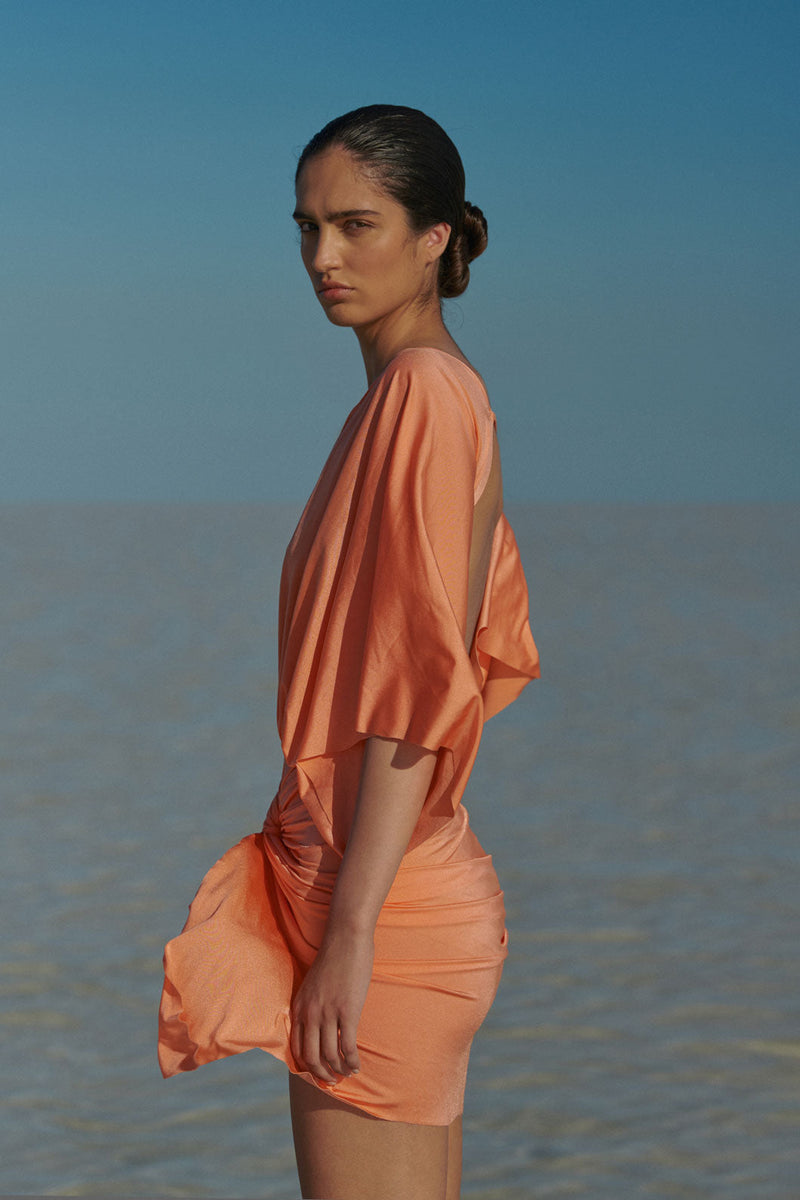 Mia Dress Mini Coral - BAOBAB