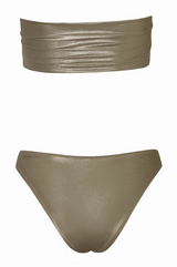 Jasmine Mesh Bottom Brass