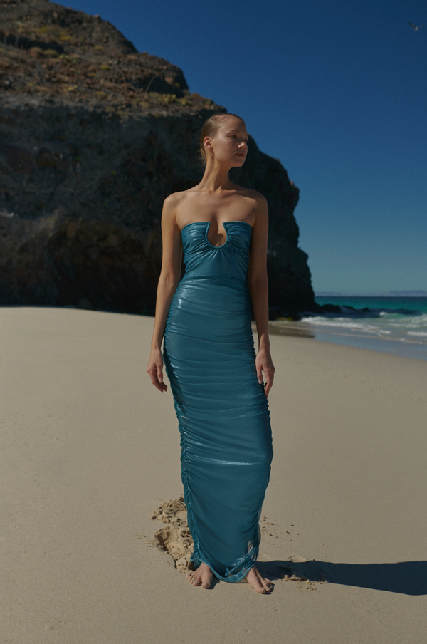 Magalenha Maxi Dress Sea