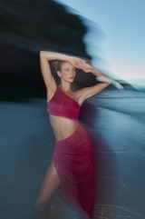 Zadeh Dress Fuchsia