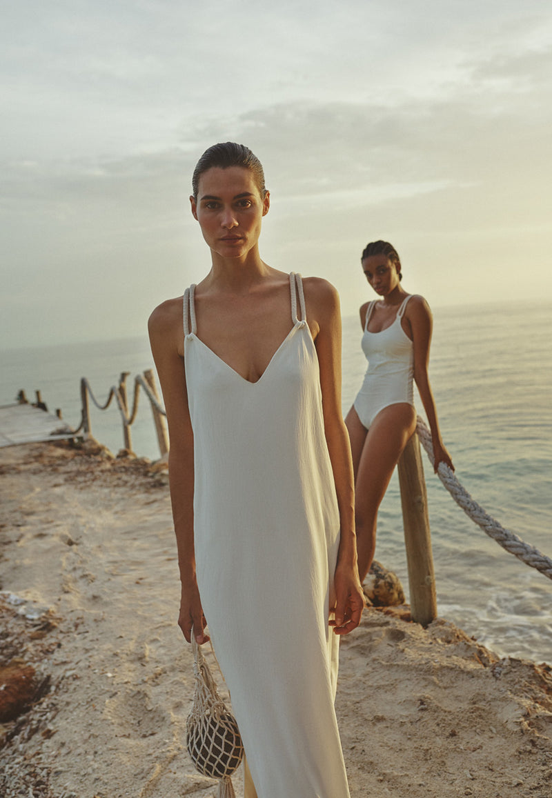 VELERO MAXI DRESS IVORY - BAOBAB